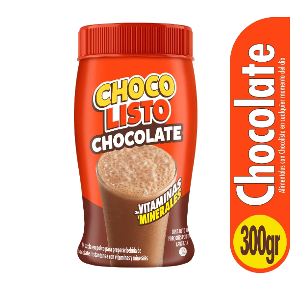 Chocolisto Mezcla En Polvo Instantanea / Sabor Chocolate 300Gr.