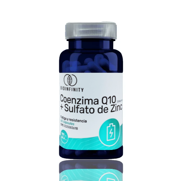 Coenzima Q10 + Zinc X 100Mg/49.4Mg X 60 Tabletas Bioinfinity