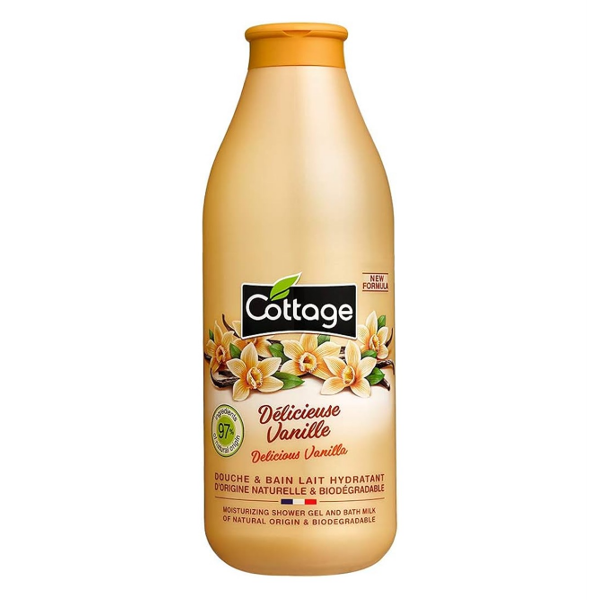Cottage Jabon De Baño Hidratante Y Cremoso / Delicia De Vainilla 750Ml