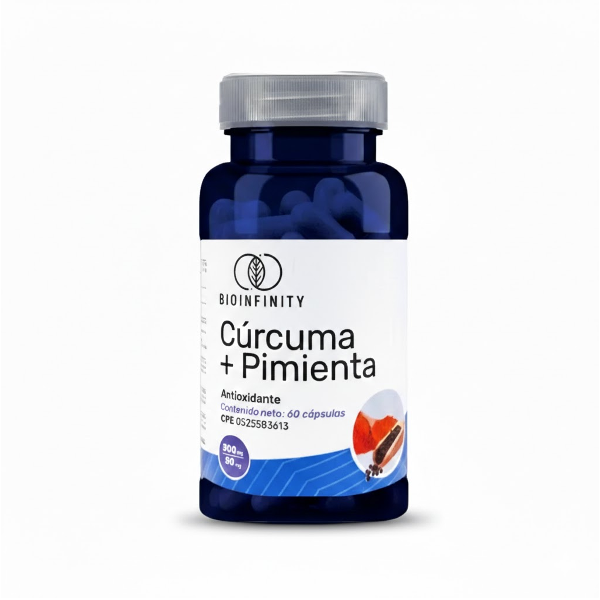 Curcuma + Pimienta 300Mg/50Mg X 60 Tabletas Bioinfinityy