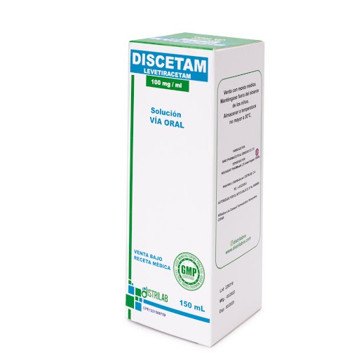 Discetam - Levetiracetan Jarabe 100Mg/Ml X 150Ml. Distrilab - Imagen 4