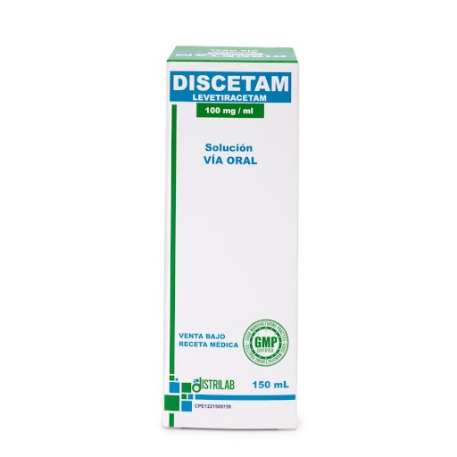 Discetam - Levetiracetan Jarabe 100Mg/Ml X 150Ml. Distrilab - Imagen 3