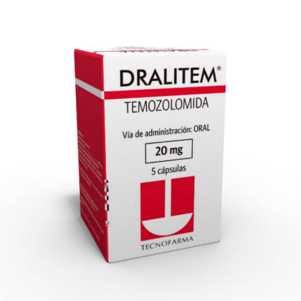 Dralitem-Temozolomida 20Mg X 5 Cápsulas Asofarma