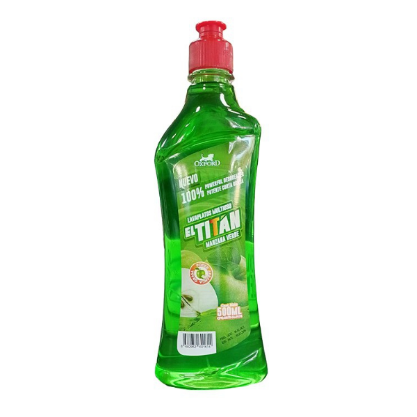 El Titan Lavaplatos/Multiuso Manzana Verde 500Ml