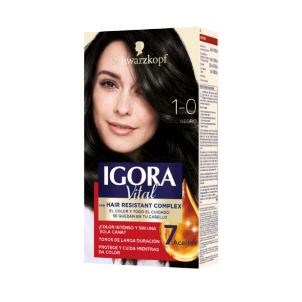 Igora Vital Tinte Estuche 1-0 Negro 50Ml