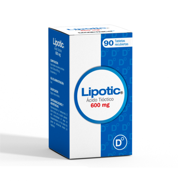 Lipotic - Acido Tioctico 600Mg X 30 Tabletas Procaps
