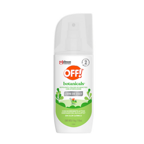 Off Botanicals Repelente Líquido Con Atomizador 118Ml