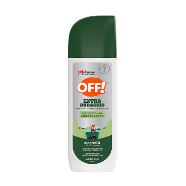 Off Family Repelente Extra Duración Líquido Con Atomizaddor 177Ml