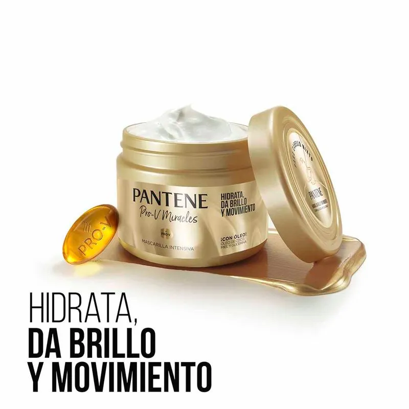 Pantene Pro-V Keratina Mascarilla Hidratante 300Ml - Imagen 3