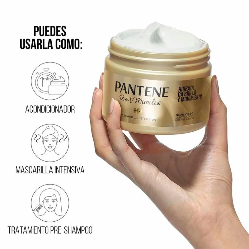 Pantene Pro-V Keratina Mascarilla Hidratante 300Ml - Imagen 5