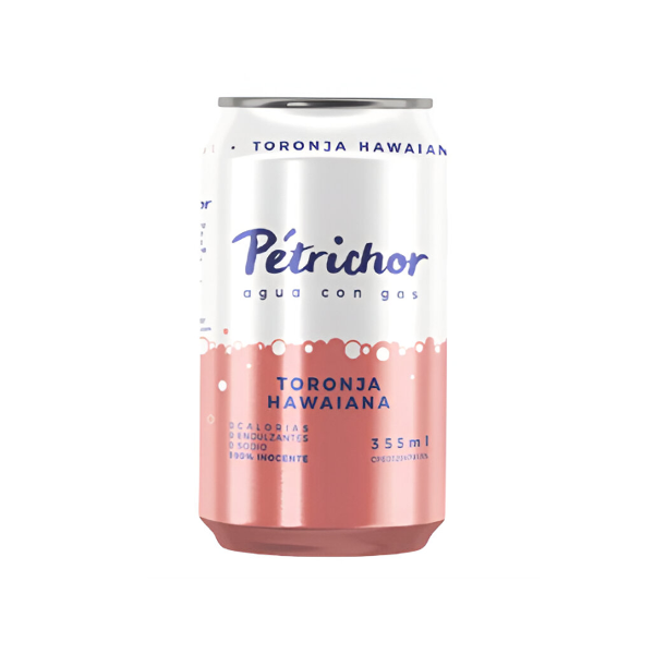 Petrichor Agua Con Gas Sabor Toronja 355Ml