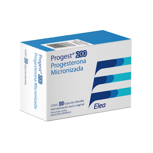 Progest Progesterona 200Mg X 30 Cápsulas Elea