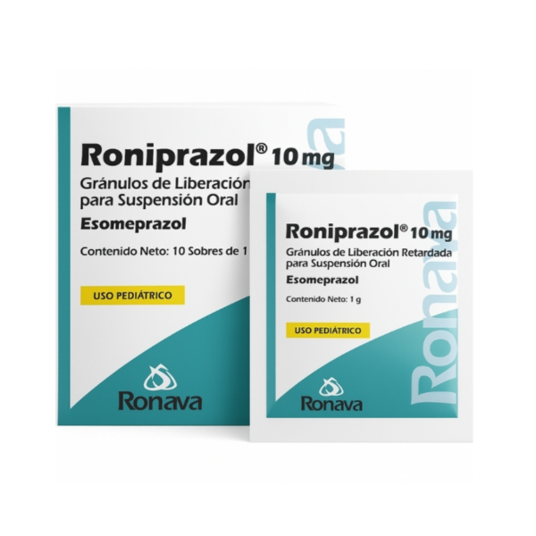 Roniprazol Esomeprazol Pediatrico 10Mg X 10 Sobres Ronava