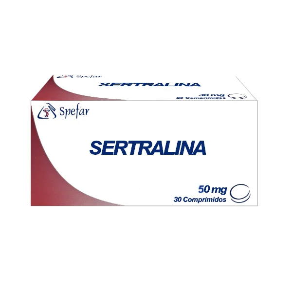 Sertralina 50Mg X 30 Comprmidos Spefar