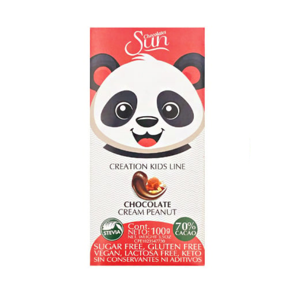 Sun Chocolate Mani Caramel 70% Cacao Kids Line 100Gr.