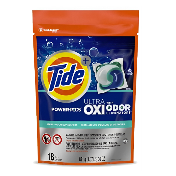 Tide Detergente Líquido Power Pops Ultra.Oxi 826Gr
