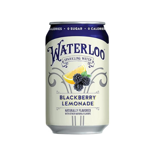 Waterloo Sparkling Water Blackberry 355Ml