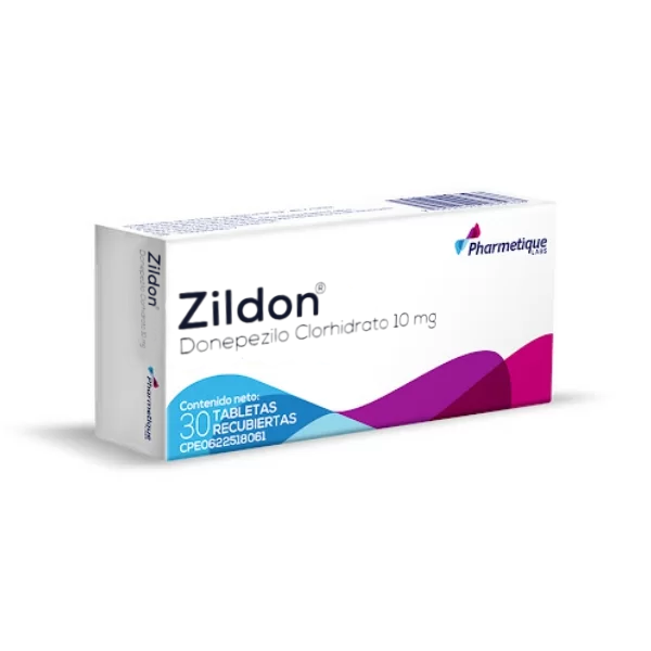 Zildon - Donepecilo 10Mg X 30 Tabletas Pharmetique