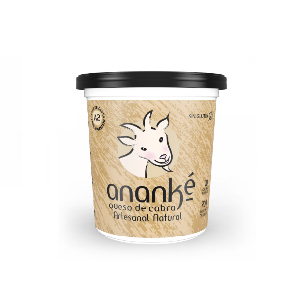 Ananke Queso De Cabra Artesanal Natural 200Gr