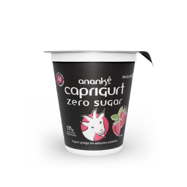 Ananke Queso De Cabra Caprigurt Fresa Zero Sugar  135Gr