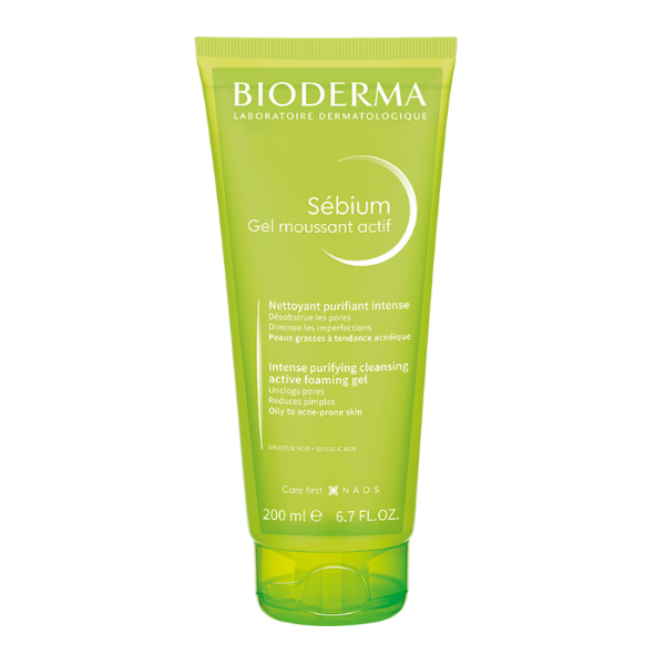 Bioderma Sebium Gel Moussant Actif 200Ml.