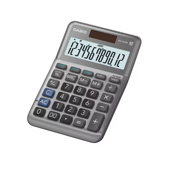 Casio Calculadora De Mesa Ms-120Fm