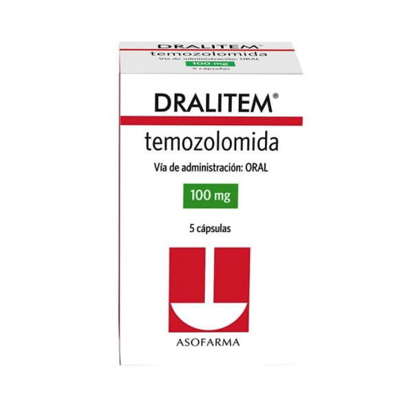 Dralitem-Temozolomida  100Mg X 5 Cápsulas Asofarma