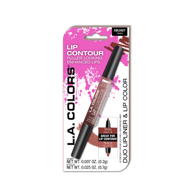 L.A. Colors Delineador De Labios Duo Naked