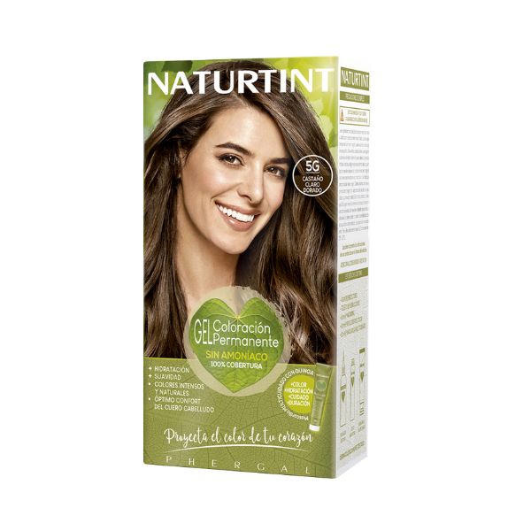 Naturtint Kit Tinte Castaño Claro Dorado 5G 170Ml