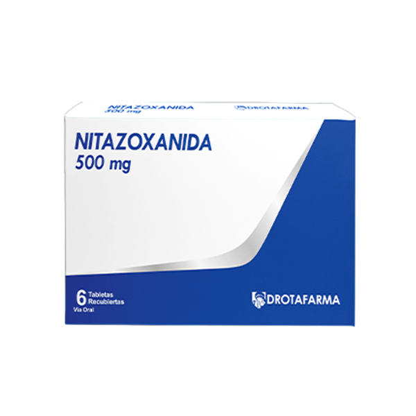 Nitazoxanida 500Mg X 6 Tabletas Drotafarma