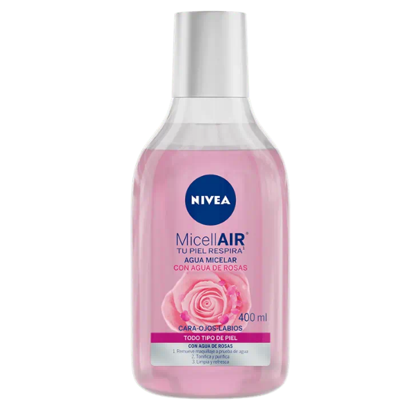 Nivea Agua Micelar Con Agua De Rosas X 400Ml.