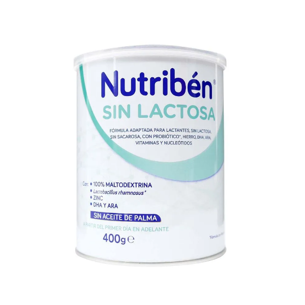 Nutriben Sin Lactosa 2-6 Meses 400Gr.