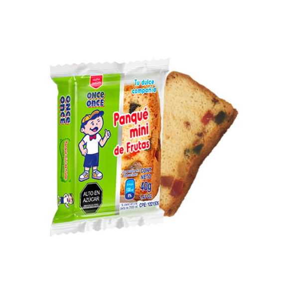 Once Once Panque Mini Frutas 40Gr