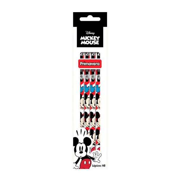 Primavera Lapices  Mickey Hb 2Mm X6 Unidades