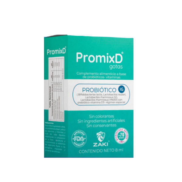 Promix D Gotas Kids Probiotico (I) Inmunidad X 8 Ml