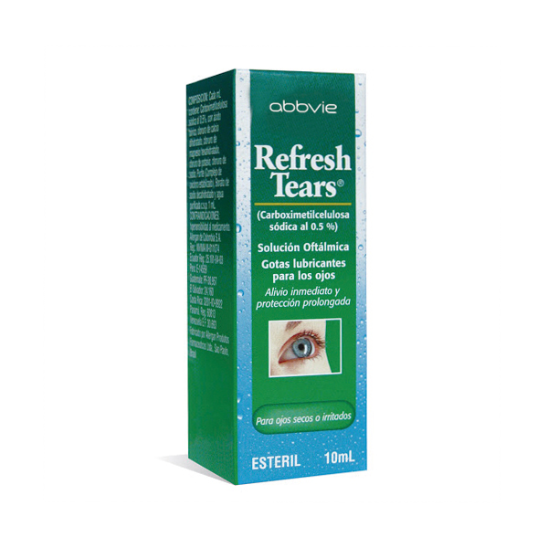 Refresh Tears 0,5% Solución Oftálmica X 10Ml A&M