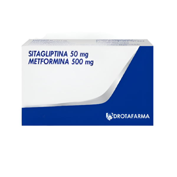 Sitagliptina-Metformina 50Mg/500Mg X 10 Tabletas Drotafarma