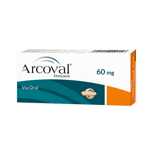Arcoval Etoricoxib 60Mg X 10 Tabletas  Valmorca