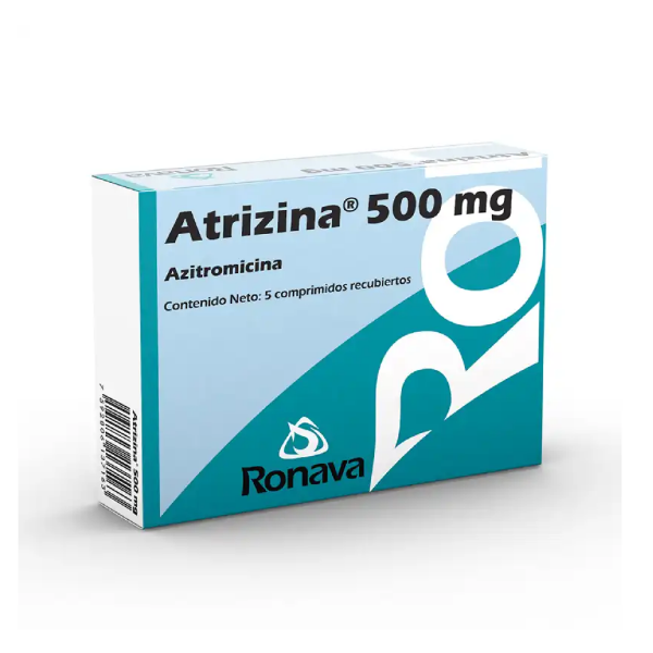 Atrizina - Azitromicina 500Mg X 5 Tabletas  Ronava