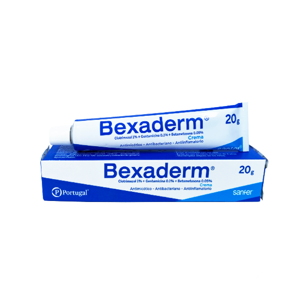 Bexaderm Betametasona+Clotrimazol+Gentamicina Crema  X 20Gr Portugal