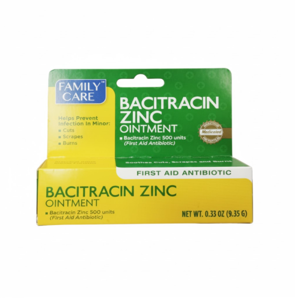 Bacitracin Zinc Unguento 500Ui X 9.35Gr Family Care