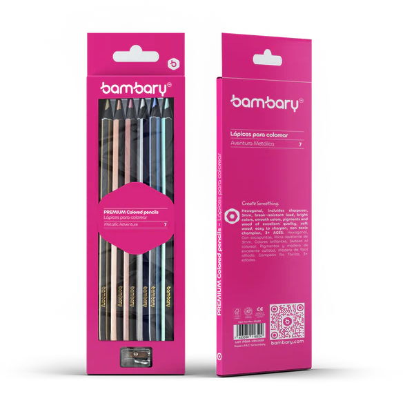 Bambary Lapices Metalicos Para Colorear  205-1505/108