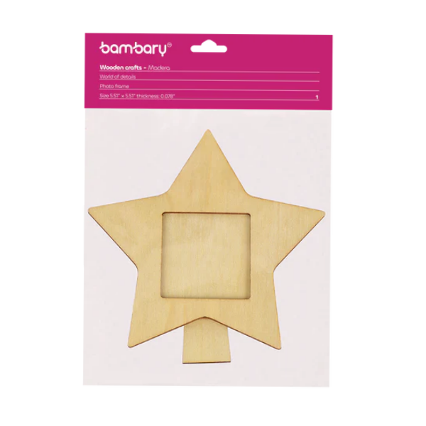 Bambary Portaretrato De Madera Estrella 324-2010/004