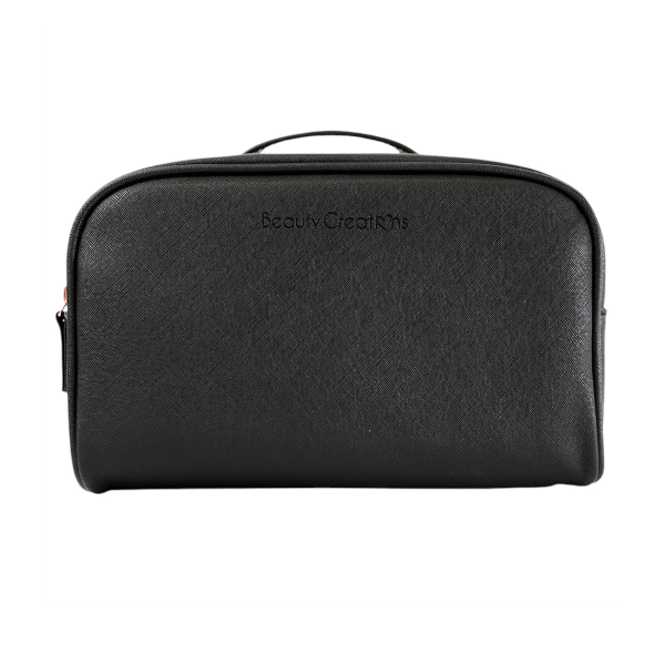 Beauty Creations Portacosmetico Grande Doble Cierre Negro