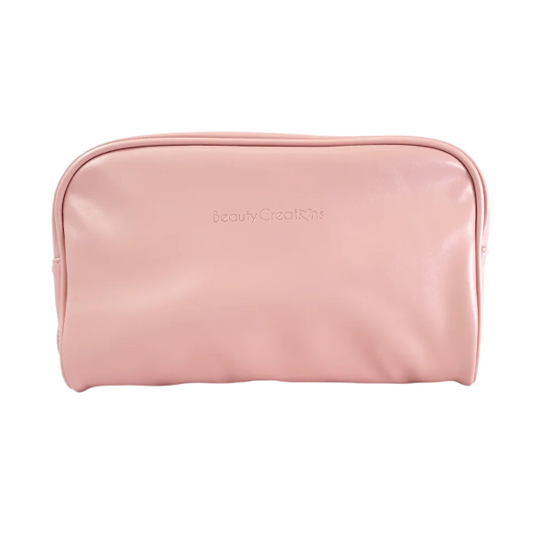 Beauty Creations Portacosmetico Grande Doble Cierre Rosa
