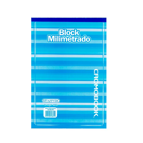 Pappyer Block Milimetrado Oficio 25 Hojas