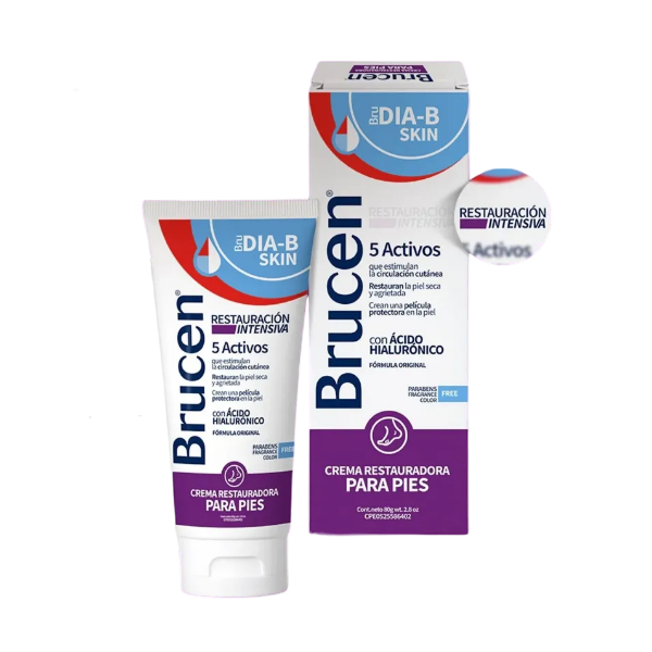 Brucen Dia-B Skin Crema Restauradora Para Pies 80Gr