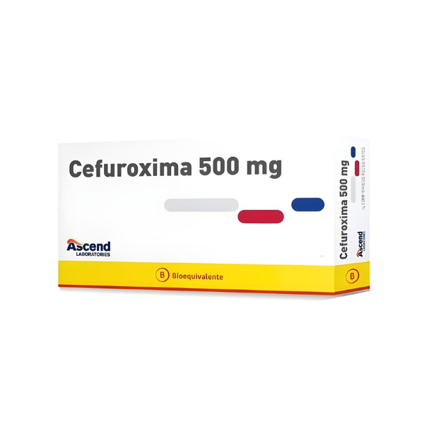 Cefuroxima 500Mg X 10 Tabletas Ascend.