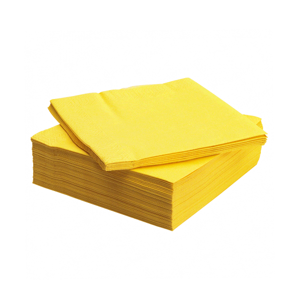 Conga Servilletas Amarillo 25X25 X 20 Piezas  Se-6