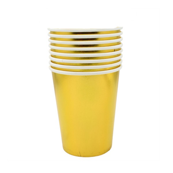 Conga Vasos Dorado 9Oz X 8 Piezas Va-11